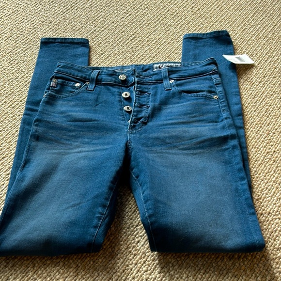 New with tag AG Farrah skinny, high-rise button up jean - Picture 1 of 7